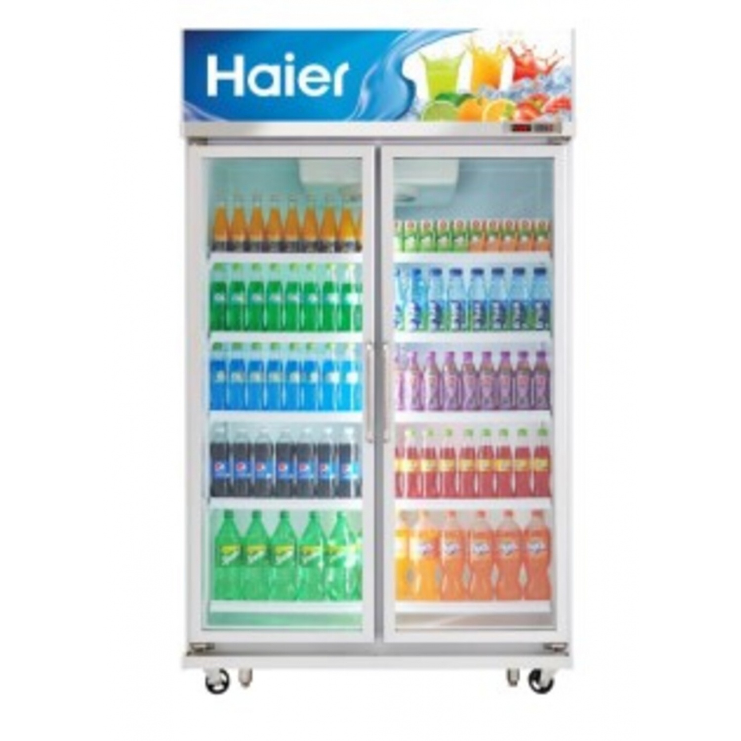 HAIER ตู้แช่เครื่องดื่ม 2 ประตู SC-763BC3 ขนาด 25.8 คิว สีขาว