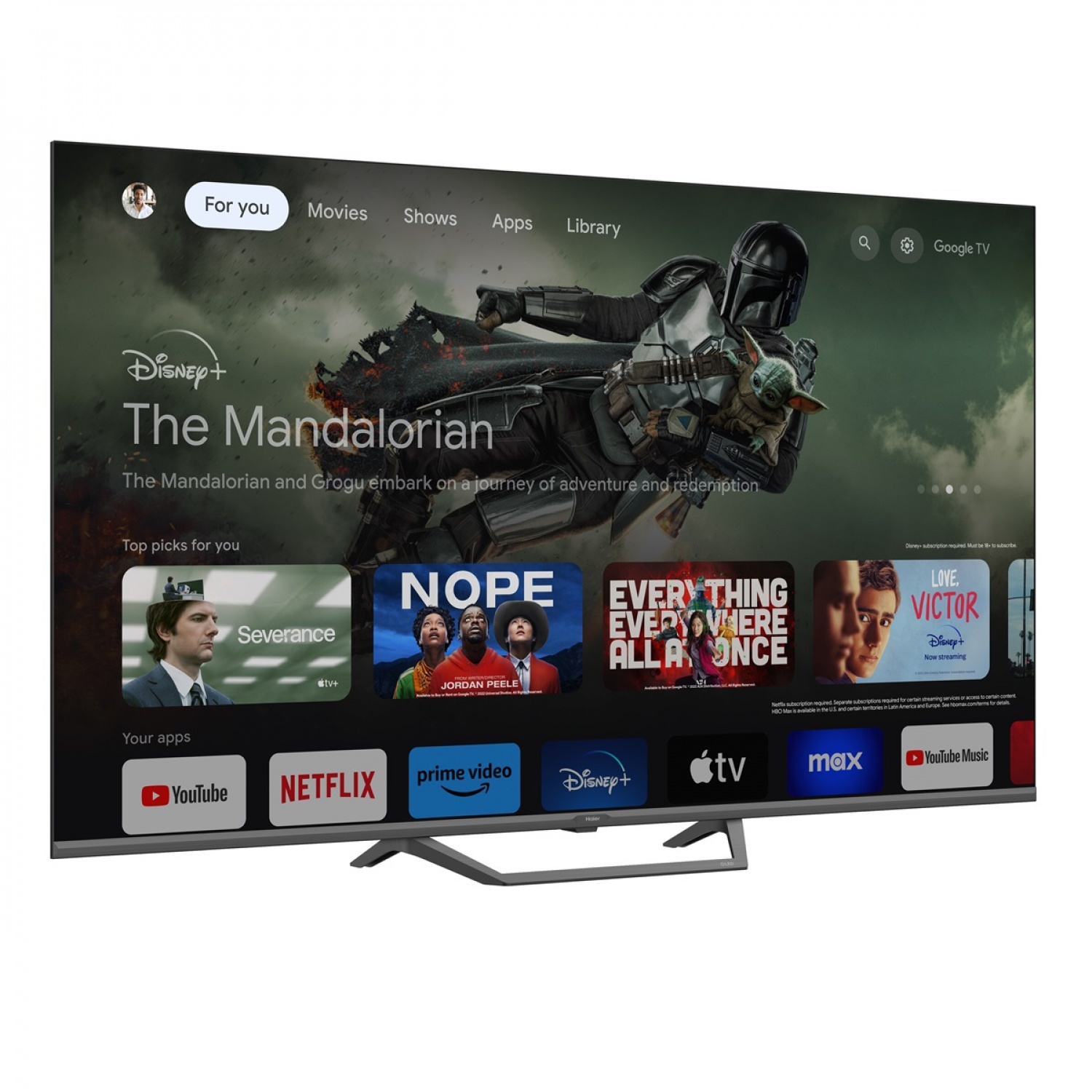 HAIER Smart TV ขนาด 32 นิ้ว รุ่น H32S80EFX สีดำ