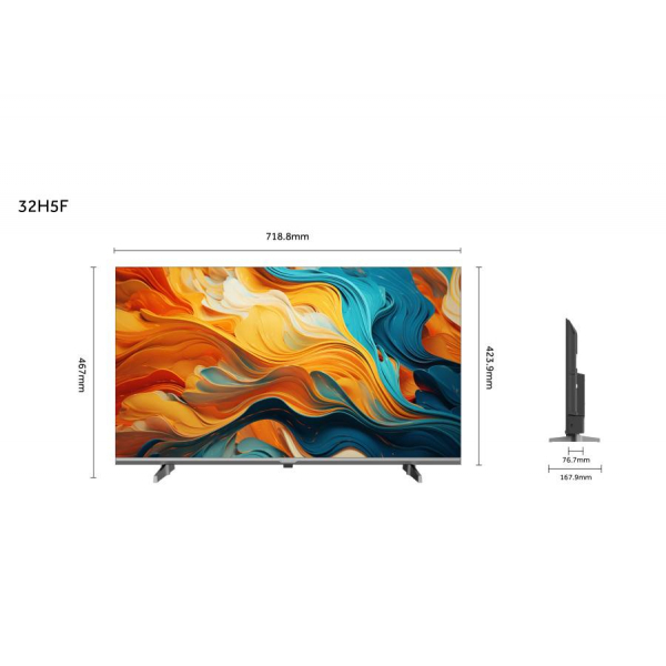 HAIER LED Google TV  ขนาด 32 นิ้ว รุ่น 32H5F สีดำ