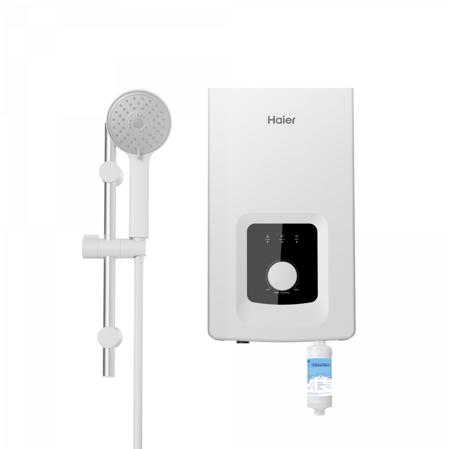 HAIER เครื่องทำน้ำอุ่น Copper Tank ขนาด 3500 วัตต์ รุ่น EI35M-J1CW-F(TH) สีขาว