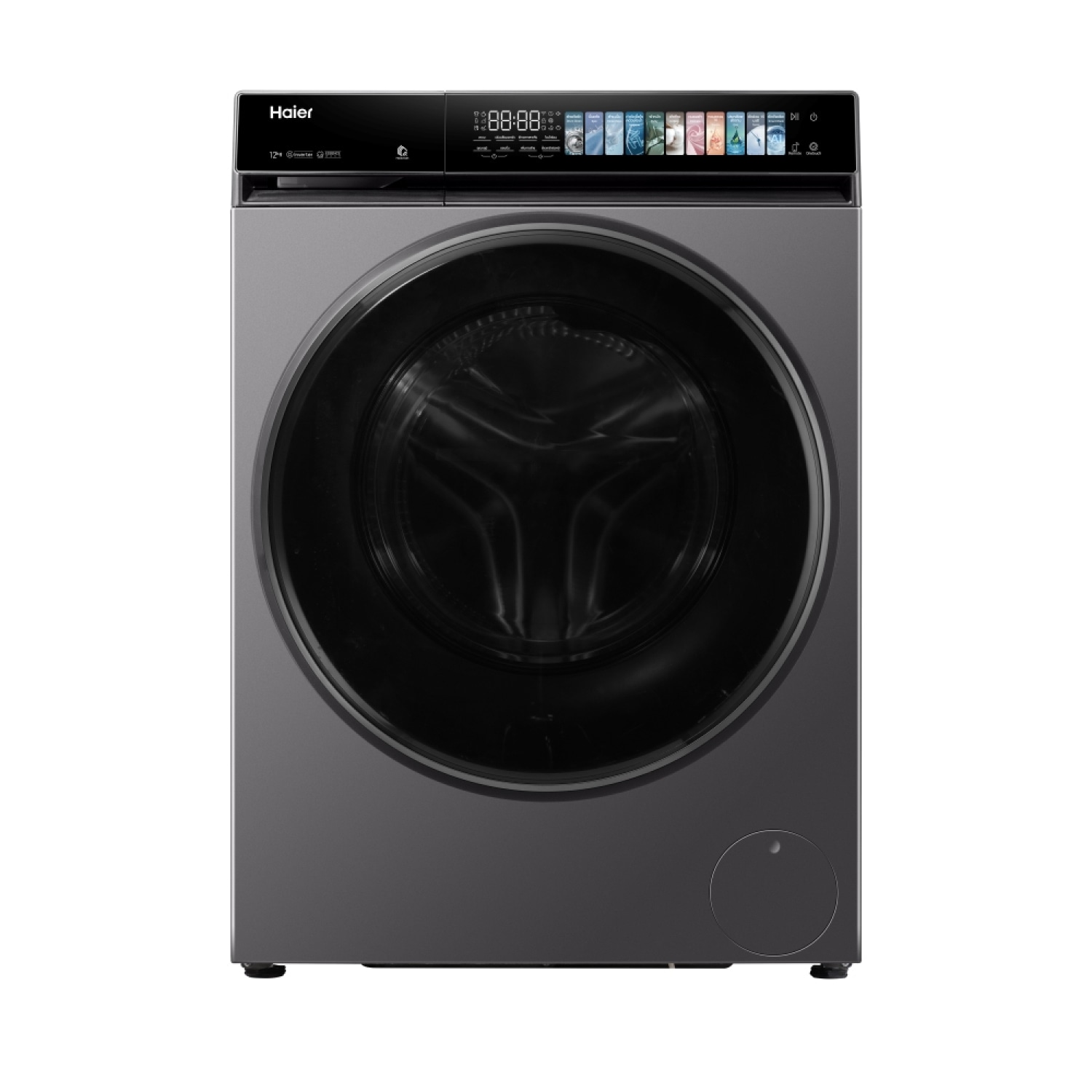 HAIER เครื่องซักผ้าฝาหน้า ขนาด 14 กก. รุ่น HW140-BP14367S8U1 สีดำ