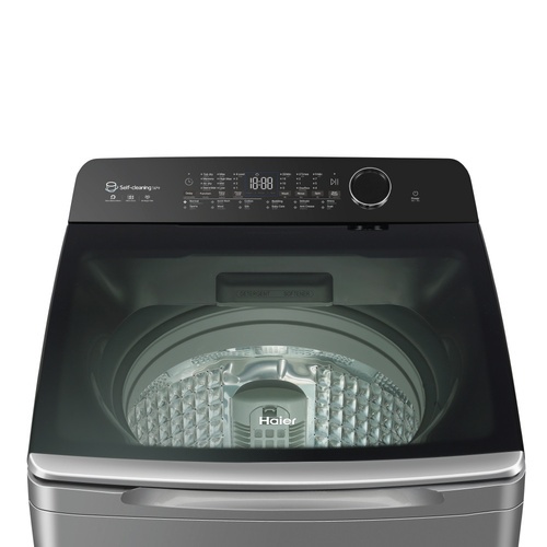HAIER เครื่องซักผ้าฝาบน SELF-CLEANING 14 กก. HWM140-1702DS:HAT/Top Load สีเทา
