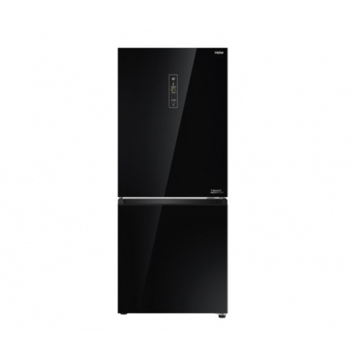 Haier ตู้เย็น 2 ประตู ฟรีซล่าง INVERTER ขนาด 9.2 คิว HRF-BM255GI สีดำ