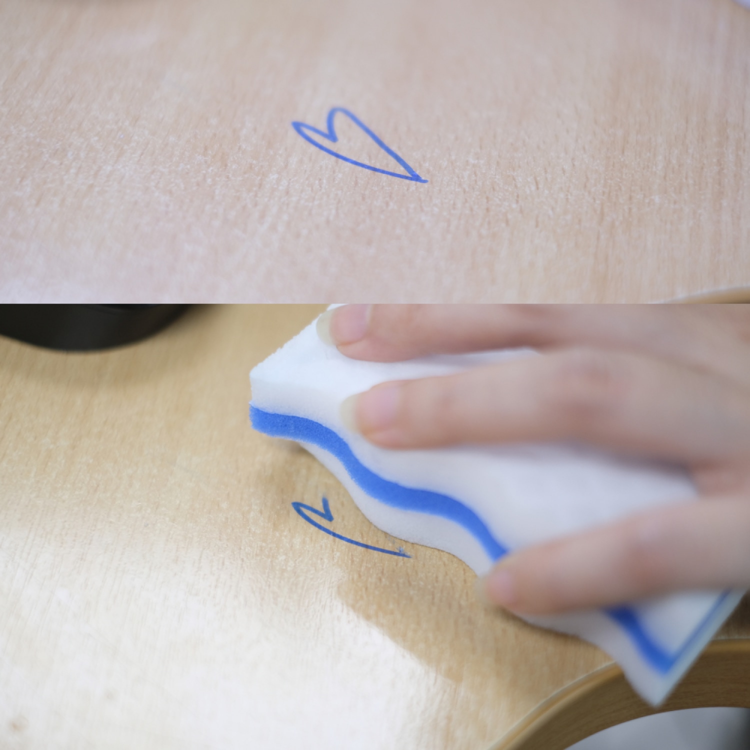 Poly-Brite ฟองน้ำยางลบนาโน ลบคราบสกปรก ขนาด 11x3.5x18cm. รุ่น Curve Shape 484-02D