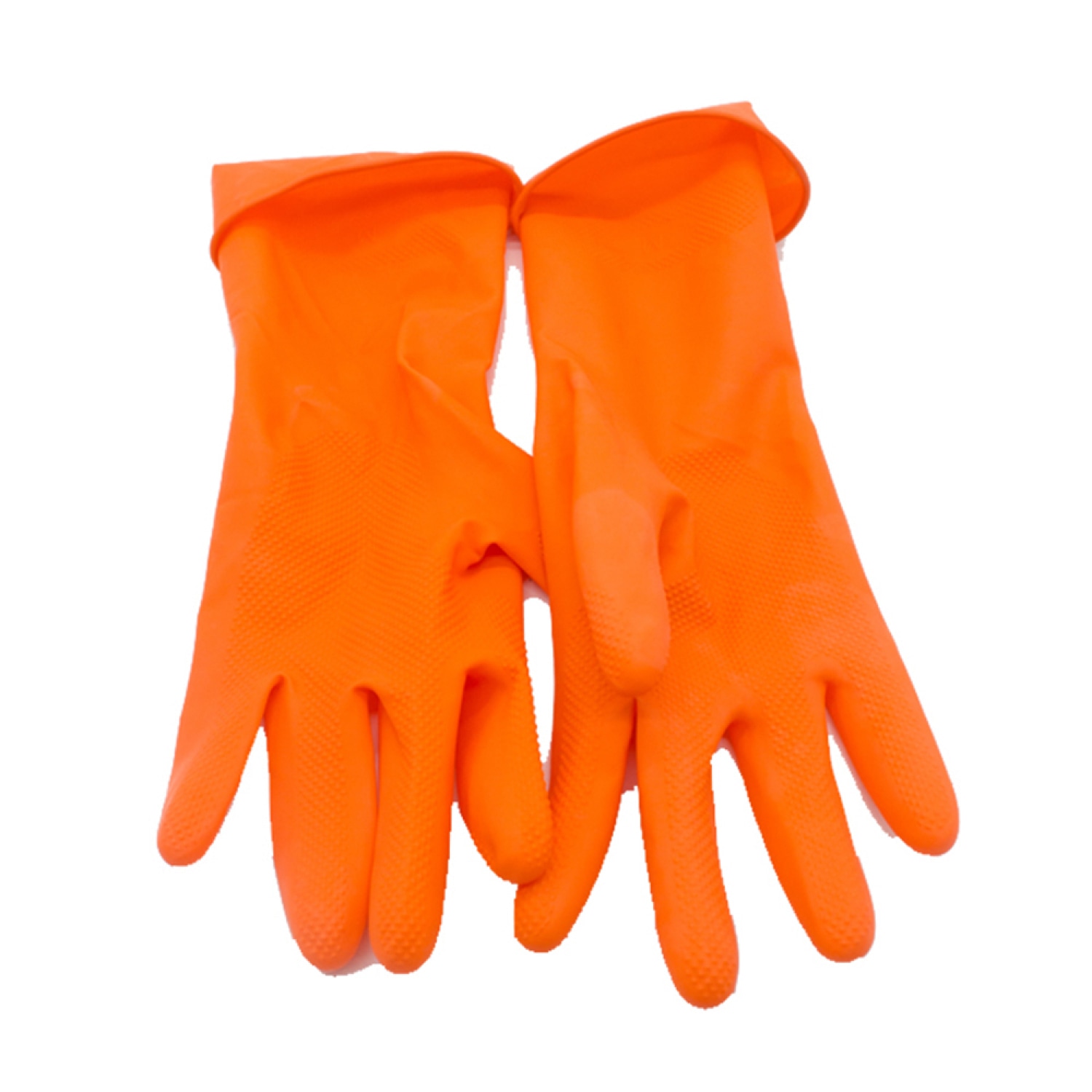 RHINO ถุงมือยางทำความสะอาดอเนกประสงค์ (Size L) รุ่น 938-L01D สีส้ม