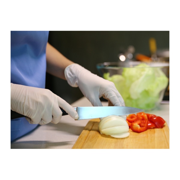 Poly-Brite ถุงมือยางอนามัย Size M รุ่น Extra Thin Lite 944DM (100ชิ้น/กล่อง)