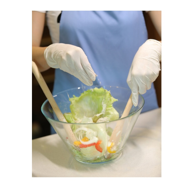 Poly-Brite ถุงมือยางอนามัย Size M รุ่น Extra Thin Lite 944DM (100ชิ้น/กล่อง)