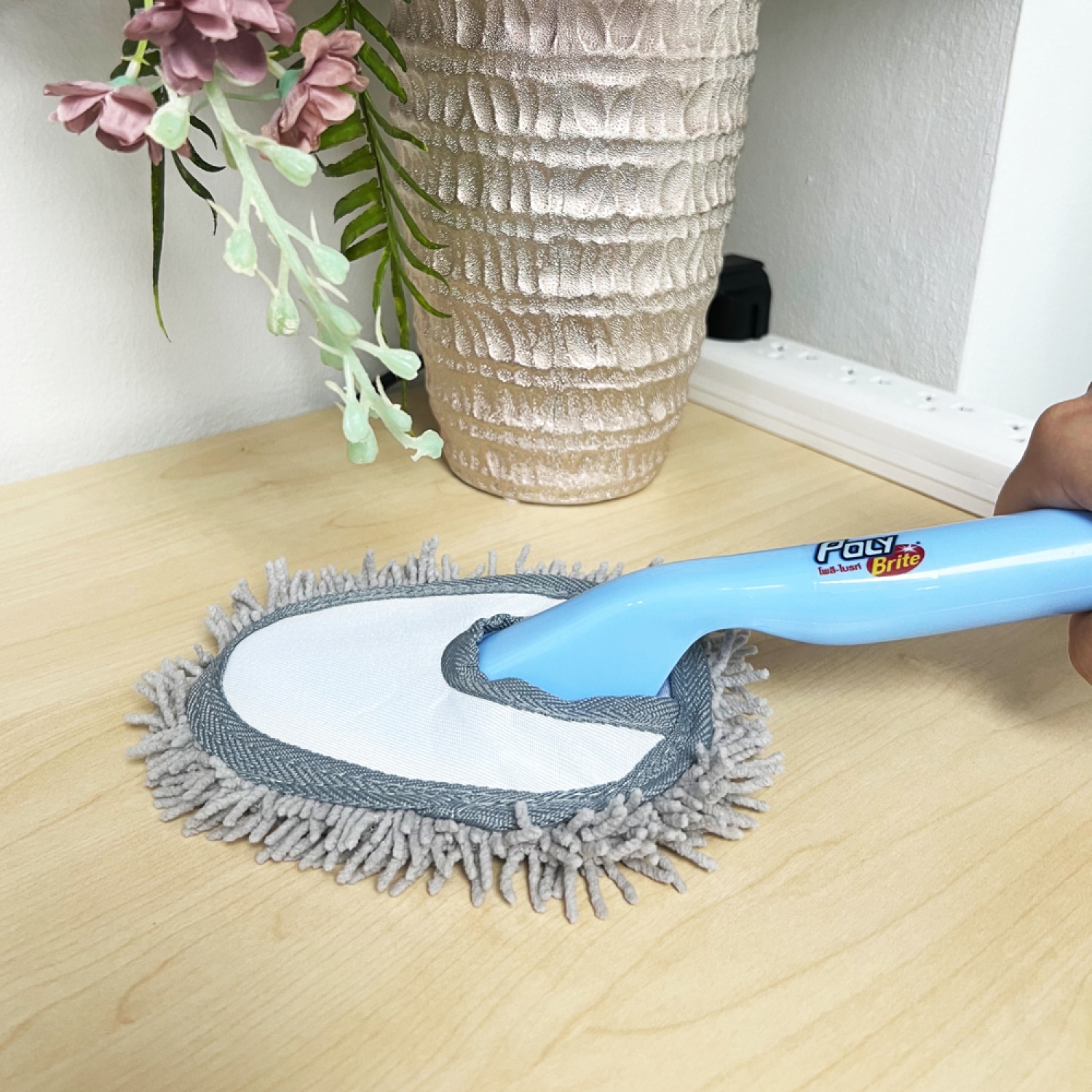 Poly-brite ไม้ปัดฝุ่นเตารีด ผ้าไมโครไฟเบอร์ รุ่น mini-5165-41D