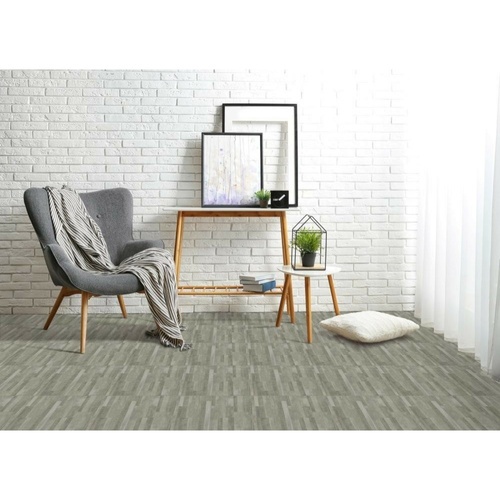 CAMPANA กระเบื้องเซรามิคปูพื้น 40X40 ซม. วีเนียร์ วู้ด-เทา (6P)
