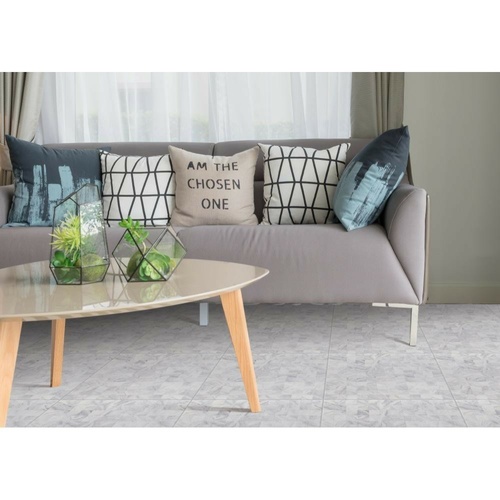 CAMPANA กระเบื้องเซรามิคปูพื้น 40X40 ซม. ไอร่า ไวท์ (6P)
