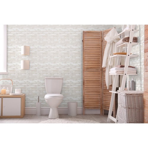 Marbella 10x16 กระเบื้องปูผนัง รุ่น เมฆทรายทอง-ไอวอรี่  (MB) (10P) Gloss  A