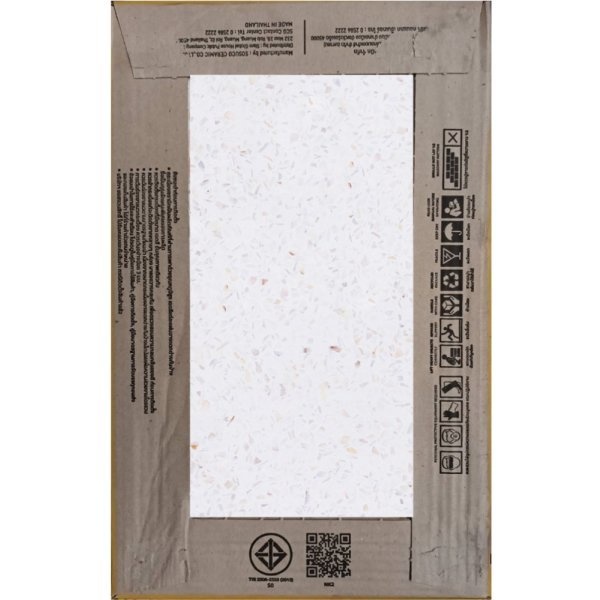 Marbella 10x16 กระเบื้องปูผนัง รุ่น มณีนพเก้า ขาว (MB)(10P) Gloss A