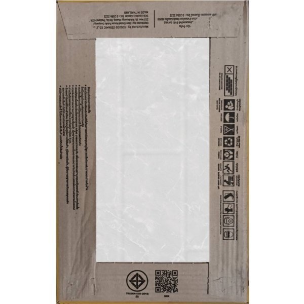 Marbella กระเบื้องเซรามิคปูผนัง 10x16 นิ้ว รุ่น ยอดพิมาน เทา (MB) Gloss (10P)