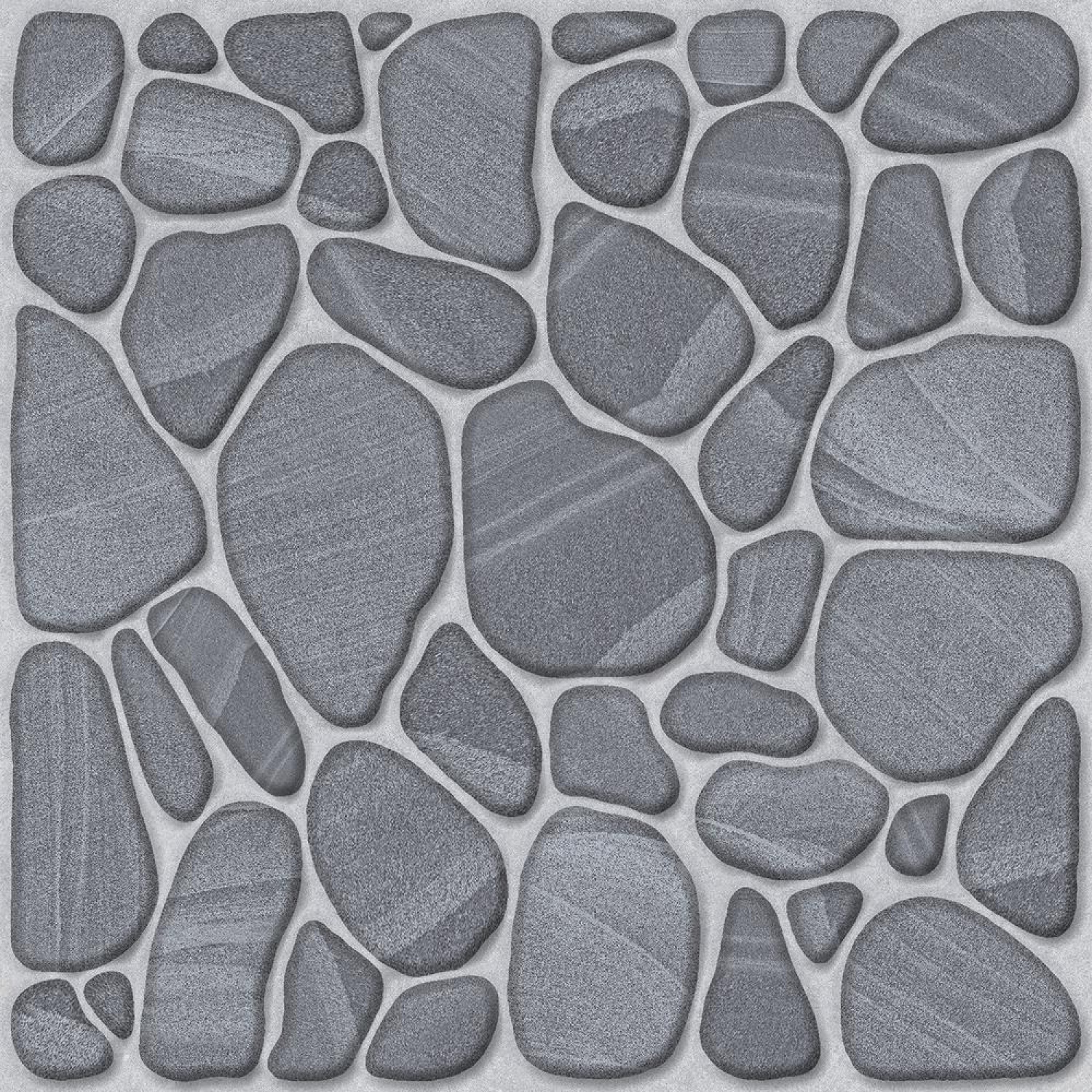 Marbella กระเบื้องเซรามิคปูพื้น 16x16 นิ้ว รุ่น มาครอส เทา (MB) (A) Matt (6P)