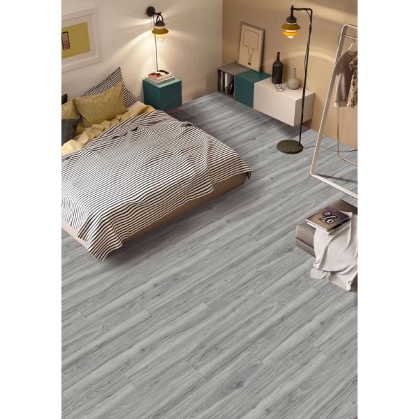 กระเบื้องยาง SPC Click lock 180x1220x4mm รุ่น แสกนดิ วู๊ด (2.64ตรม./12แผ่น) TAPIO