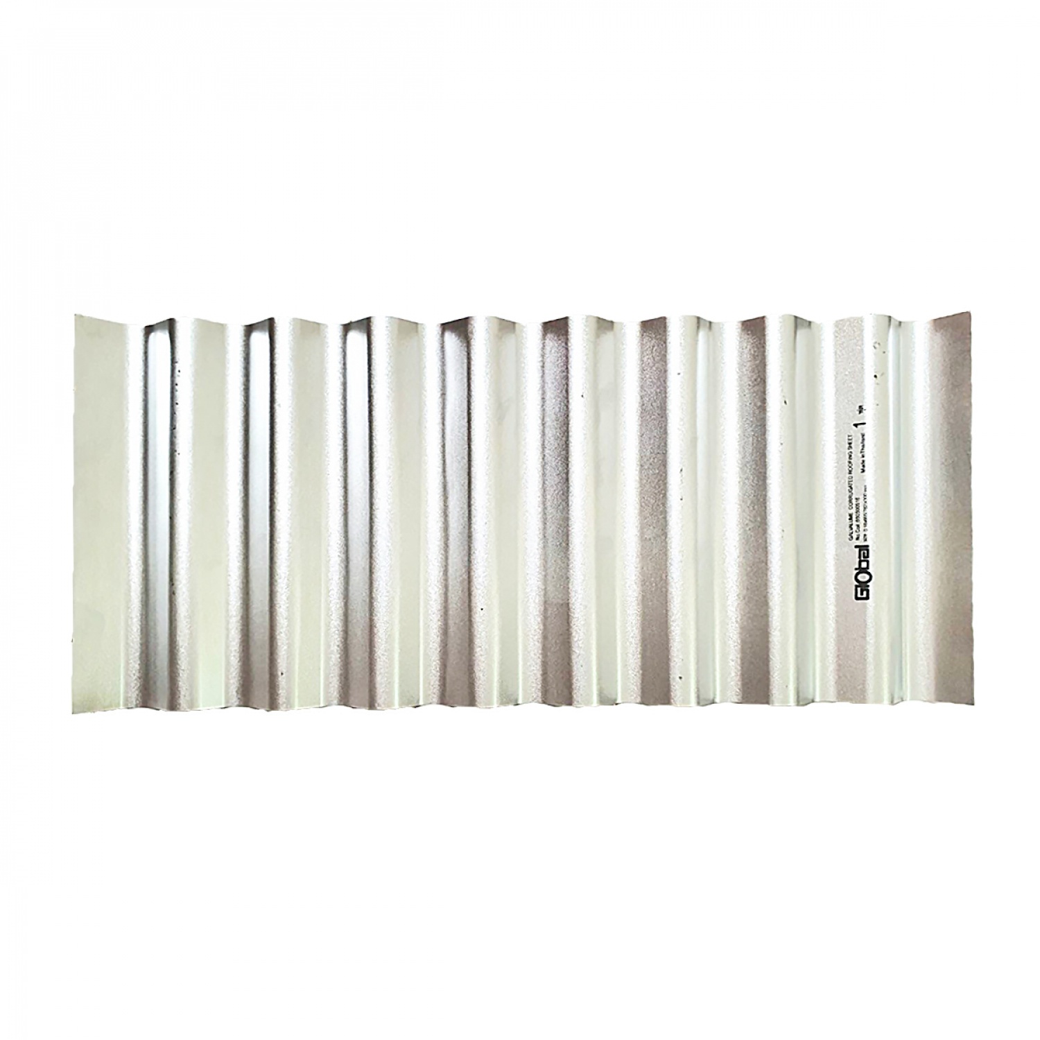 Globalblack อลูซิงค์ลอนลูกฟูก (ลอนใหญ่) 12ฟุต