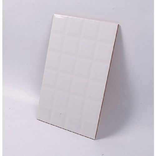 Marbella กระเบื้องเซรามิคปูผนัง 10x16 นิ้ว สแควร์ ไวท์ D25401 Gloss (15P)