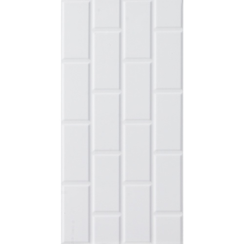 Marbella กระเบื้องเซรามิคปูผนัง 30x60 ซม. Brick white HY36001 Gloss (9P)