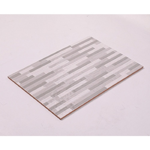 Marbella กระเบื้องเซรามิคปูผนัง 8x12 นิ้ว ไมกา สโตน เกรย์ PB138A Gloss (25P)