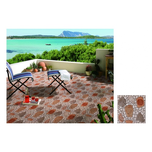 Marbella กระเบื้องเซรามิคปูพื้น 40X40 ซม. รุ่น ทิมเบอร์-บราวน์ HP4406 Satin (12P)