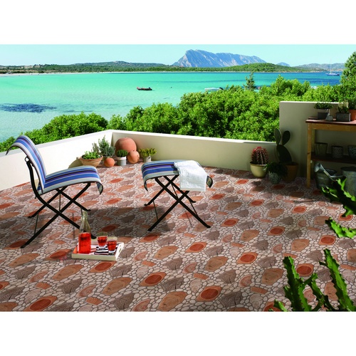 Marbella กระเบื้องเซรามิคปูพื้น 40X40 ซม. รุ่น ทิมเบอร์-บราวน์ HP4406 Satin (12P)