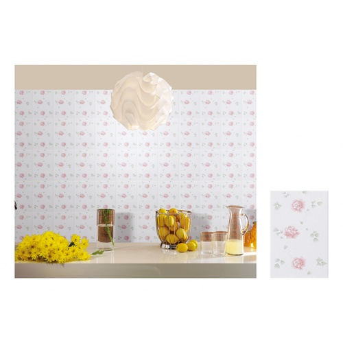 Marbella กระเบื้องเซรามิคปูผนัง 20X30 ซม. ฟลอร่า-ชมพู SF2303 Gloss (25P)