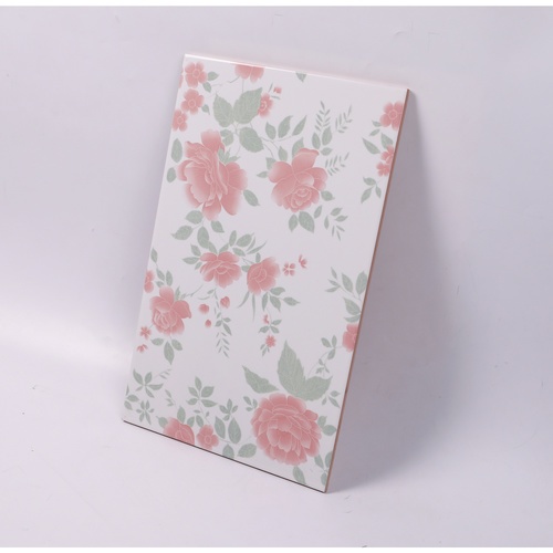 Marbella กระเบื้องเซรามิคปูผนัง 25X40 ซม. สวนกุหลาบ-ขาว SF002 Gloss (15P)