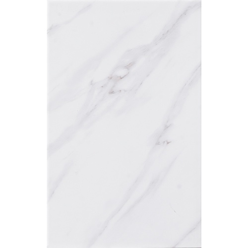 Marbella กระเบื้องเซรามิคปูผนัง 10x16 นิ้ว อันน่า ไวท์ LDR07 Satin (15P)