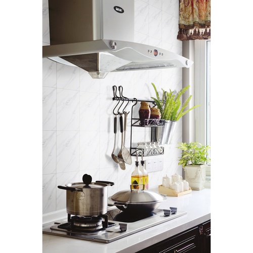 Marbella กระเบื้องเซรามิคปูผนัง 10x16 นิ้ว อันน่า ไวท์ LDR07 Satin (15P)