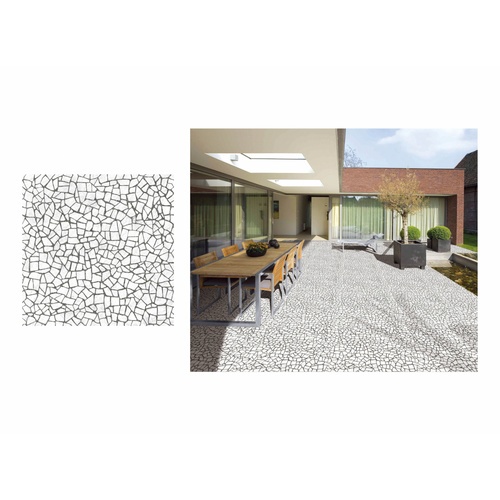 Marbella กระเบื้องเซรามิคปูพื้น 60x60 ซม. คริสตัล-ไวท์ A-6607 Matt (4P)