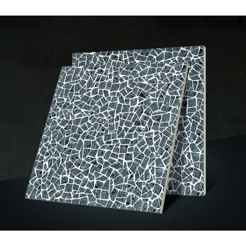 Marbella กระเบื้องเซรามิคปูพื้น 60x60 ซม. คริสตัล-แบล๊ค A-6608 Matt (4P)