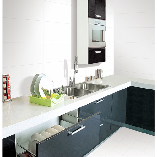 MARBELLA 10x16 กระเบื้องบุผนัง รุ่น วินดี้-ไวท์ ZX9022 (15P) A. (Gloss)