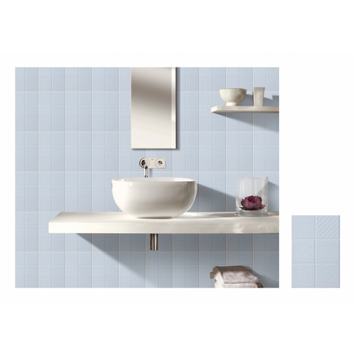 Marbella กระเบื้องเซรามิคปูผนัง 20X30 ซม. เจลลี่บลู ZX2021 Gloss (25P)