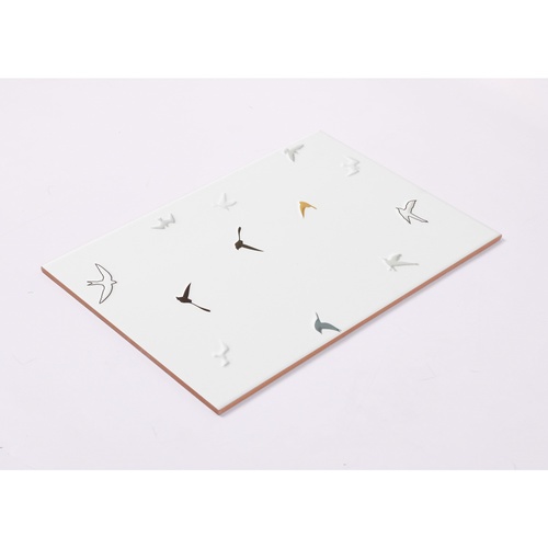 Marbella กระเบื้องเซรามิคปูผนัง 8x12 นิ้ว สมอลเบิร์ด ZX2025 Gloss (25P)