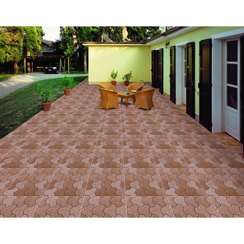 Marbella กระเบื้องเซรามิคปูพื้น 16x16 นิ้ว รุ่น นาซ่า-บราวน์ JMZ40204 Matt (12P)