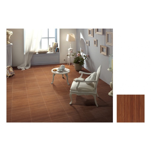 Marbella กระเบื้องเซรามิคปูพื้น 16x16 นิ้ว รุ่น ทีเควูด DJ003 Satin (12P)