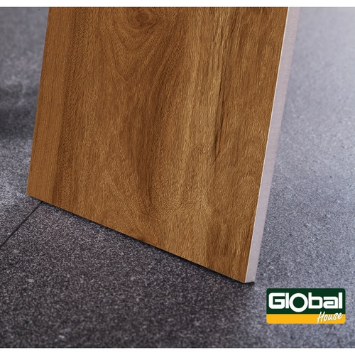 Marbella กระเบื้องปูพื้นลายไม้ 20x100x0.98cm. รุ่น เรดโอ๊ควู๊ด 20116 (1.2ตร.ม./กล่อง) (6แผ่น) A.