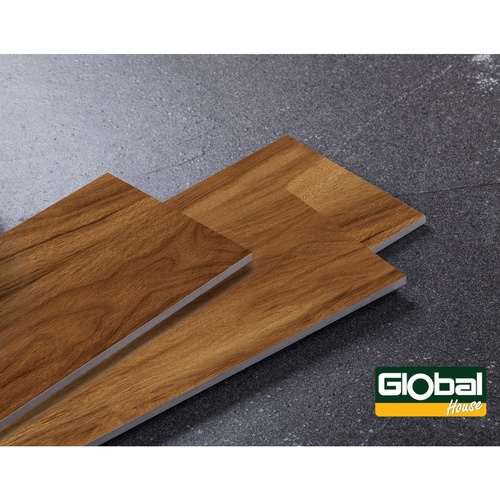 Marbella กระเบื้องปูพื้นลายไม้ 20x100x0.98cm. รุ่น เรดโอ๊ควู๊ด 20116 (1.2ตร.ม./กล่อง) (6แผ่น) A.