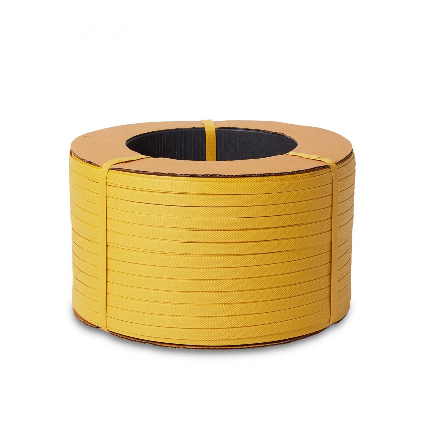 N STRETCH FILM สายรัดพลาสติก PP ขนาด 15MM.x7KG สีเหลือง