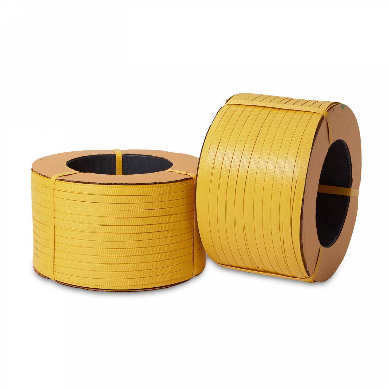 N STRETCH FILM สายรัดพลาสติก PP ขนาด 15MM.x7KG สีเหลือง