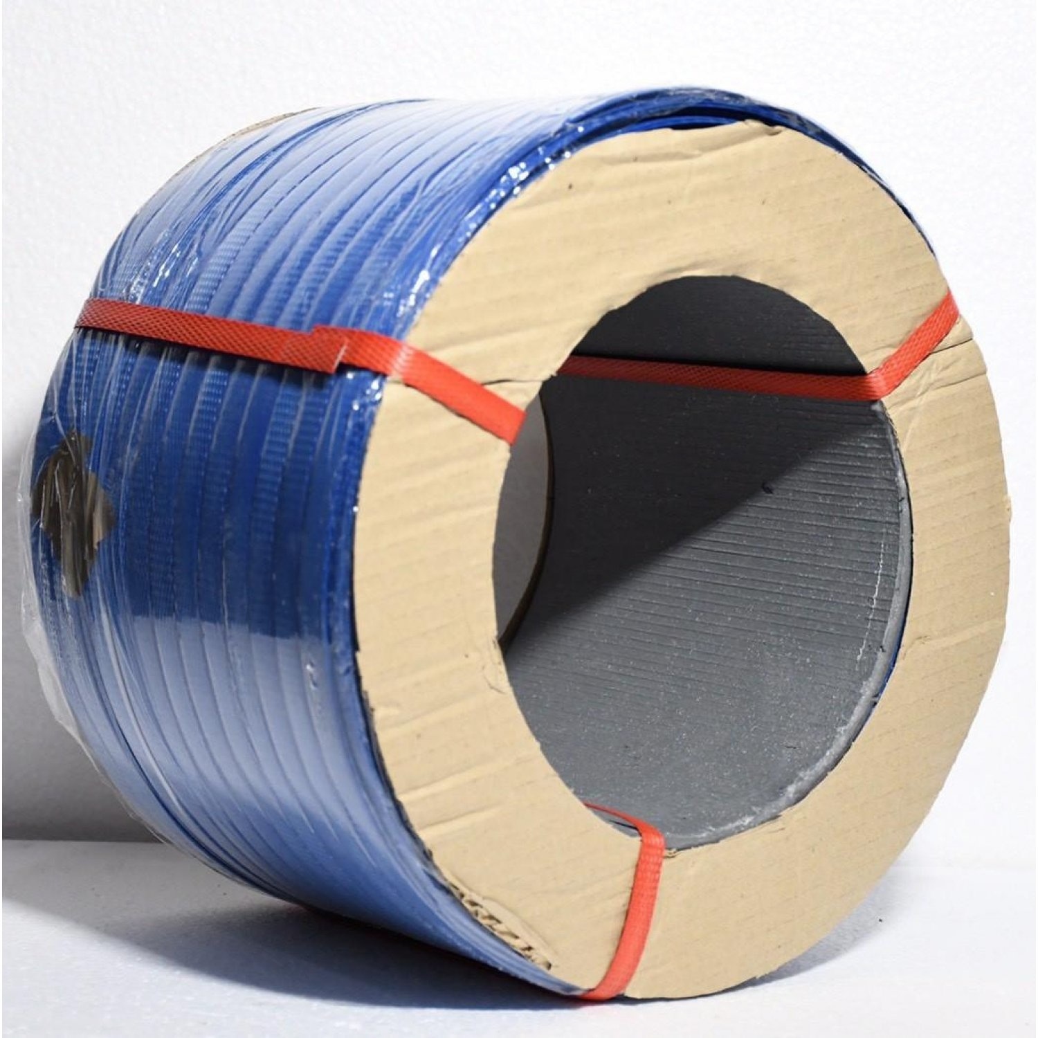 N STRETCH FILM สายรัดพลาสติก PP ขนาด 15MM.x7KG สีน้ำเงิน