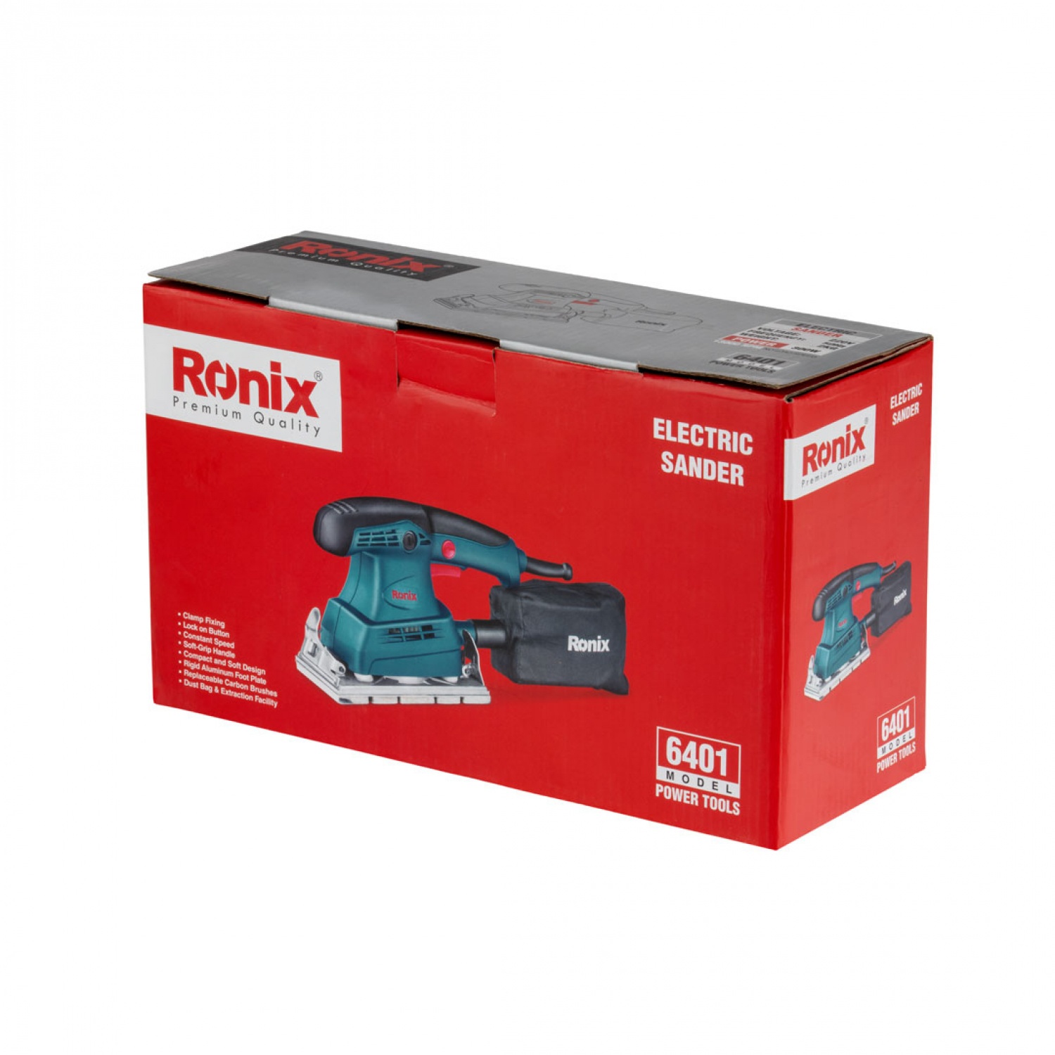 RONIX เครื่องขัดแบบสี่เหลี่ยมผืนผ้า 300W (มีสาย) รุ่น 6401 