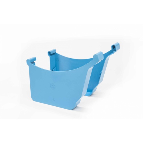 ชุดฝาปิดปลายรางพีวีซี รุ่น OK MAX (แพ็คคู่) สีฟ้า