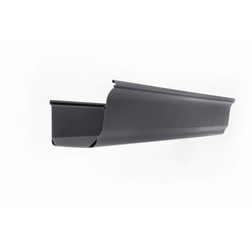 รางน้ำฝนพีวีซี รุ่น OK MAX แบบเรียบ ยาว 4เมตร สีเทา