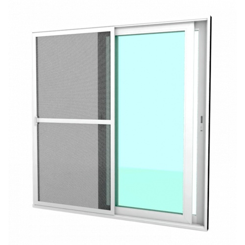 WINDSOR (READY) ประตูไวนิล บานเลื่อน SS 200x202ซม. สีขาว พร้อมมุ้ง