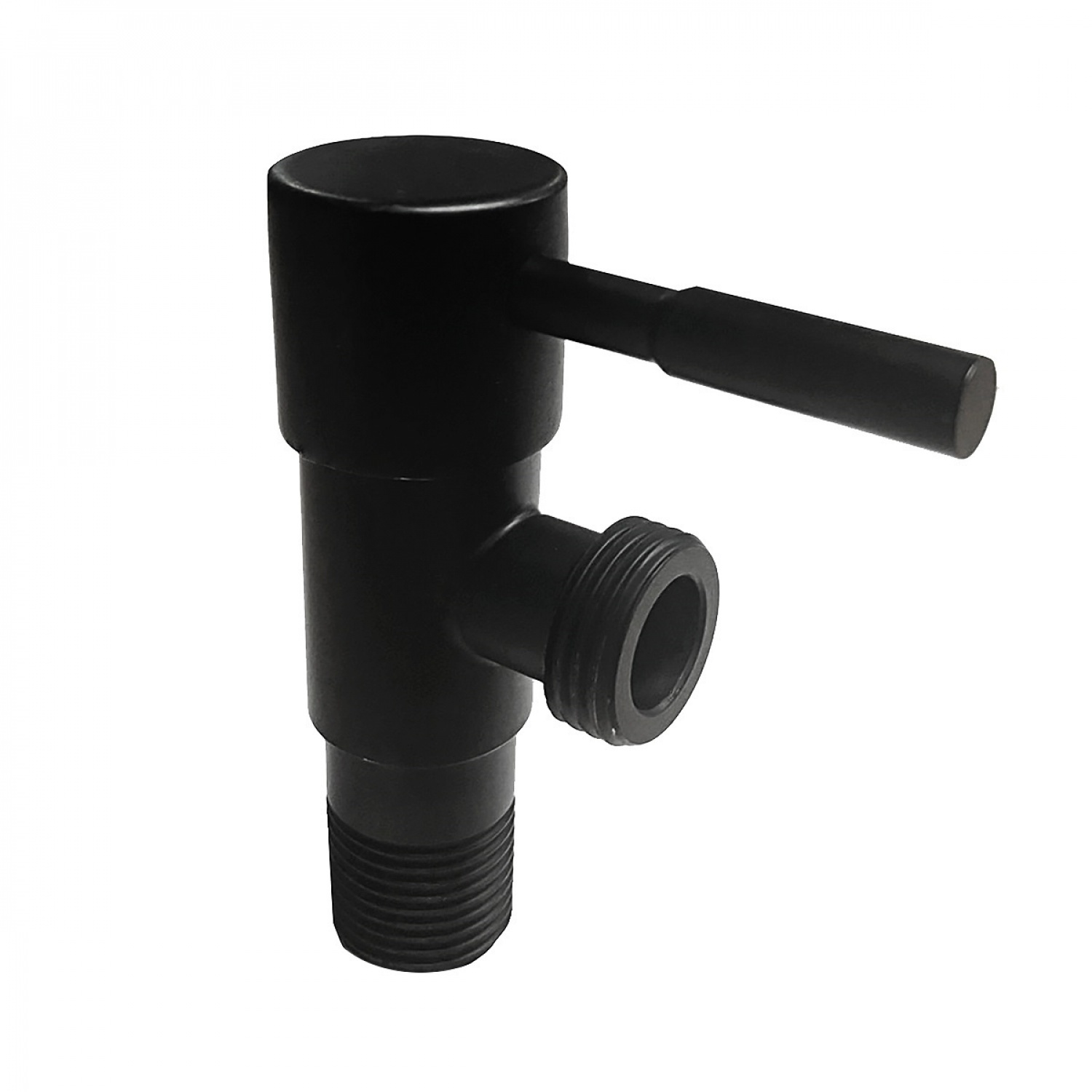 DUSS วาล์วใต้อ่างเอนกประสงค์แตนเลสสองทาง รุ่น SN01-BLACK สีดำ