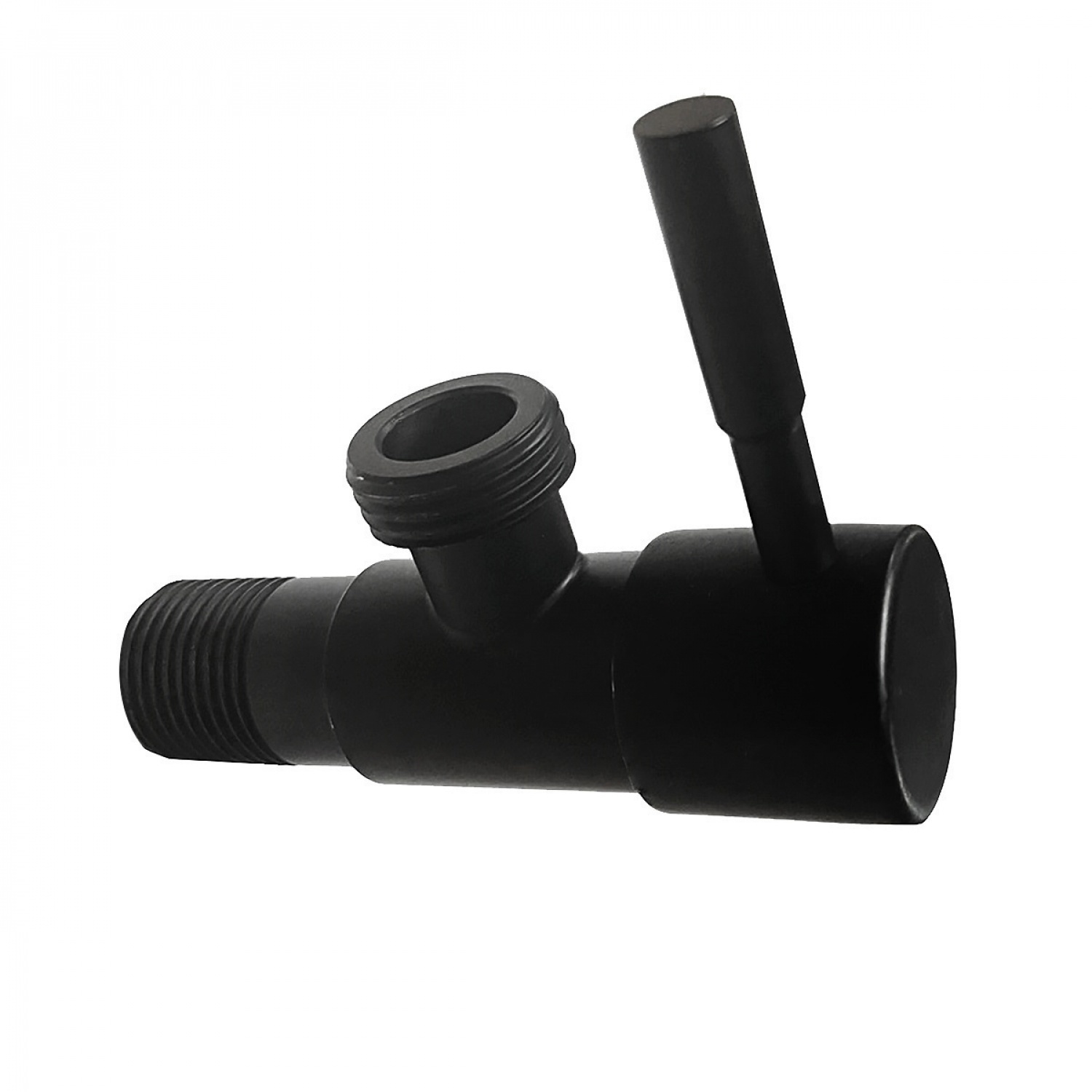 DUSS วาล์วใต้อ่างเอนกประสงค์แตนเลสสองทาง รุ่น SN01-BLACK สีดำ