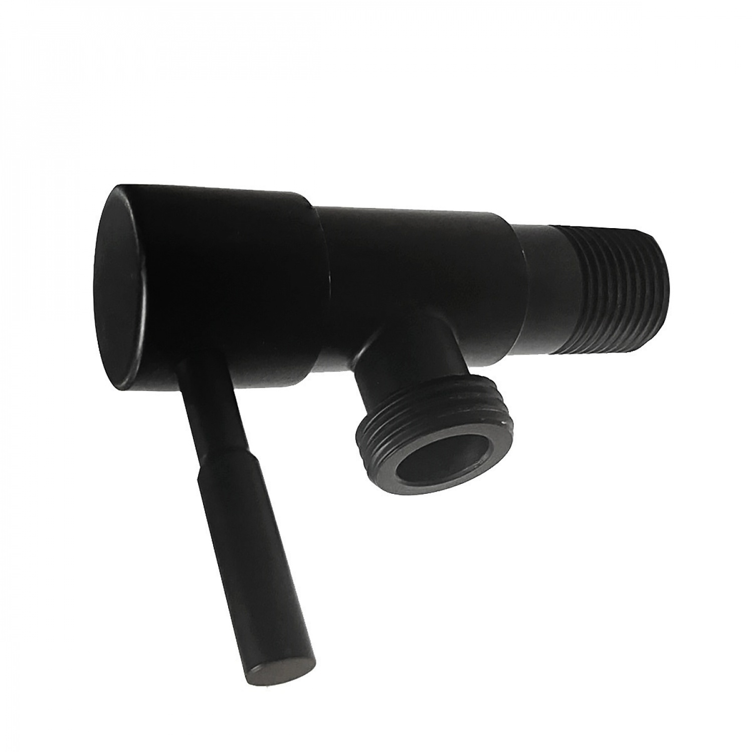 DUSS วาล์วใต้อ่างเอนกประสงค์แตนเลสสองทาง รุ่น SN01-BLACK สีดำ