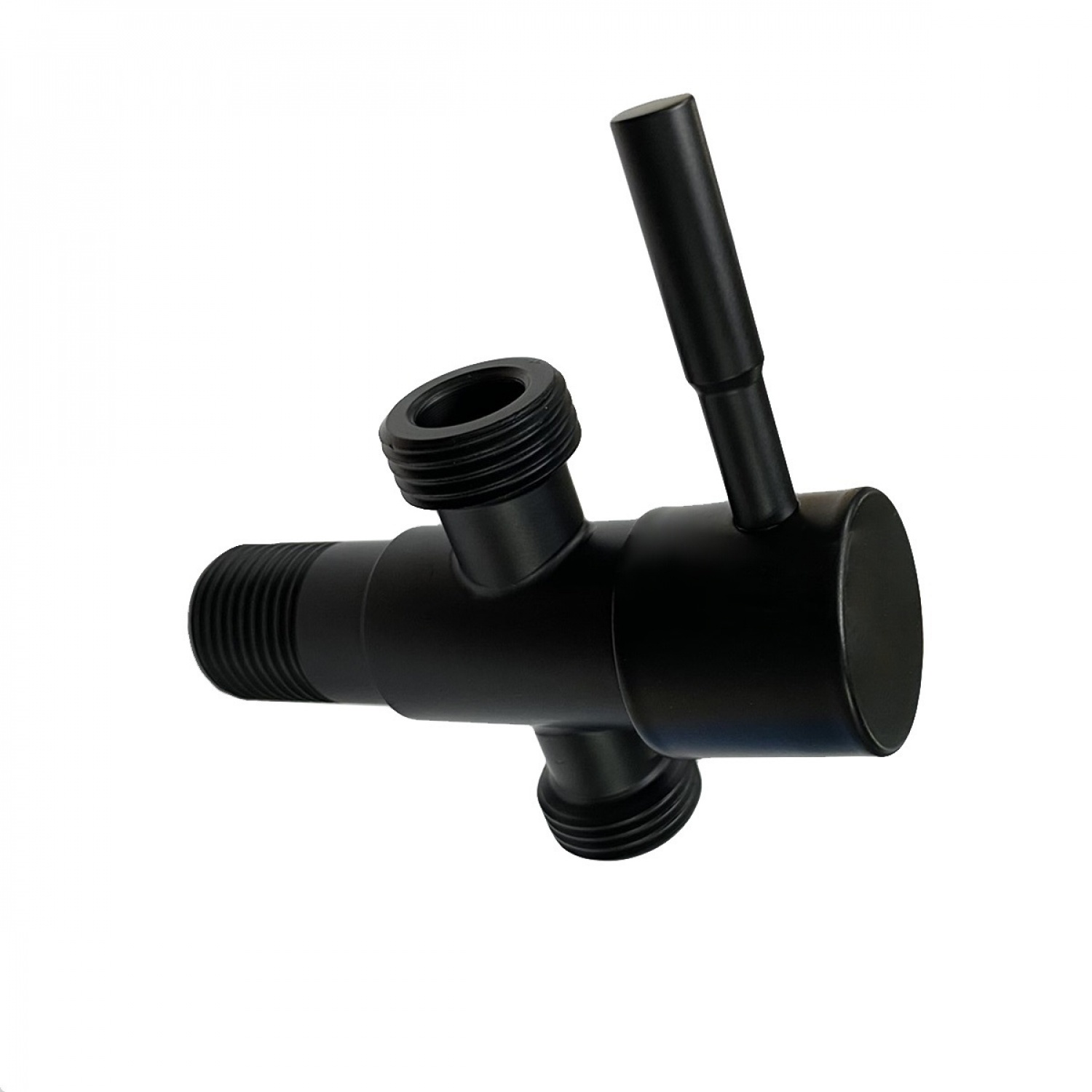 DUSS วาล์วใต้อ่างเอนกประสงค์สามทางสแตนเลส รุ่น SN02-BLACK สีดำ