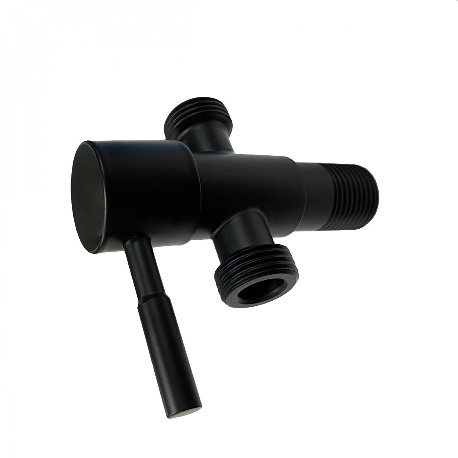 DUSS วาล์วใต้อ่างเอนกประสงค์สามทางสแตนเลส รุ่น SN02-BLACK สีดำ